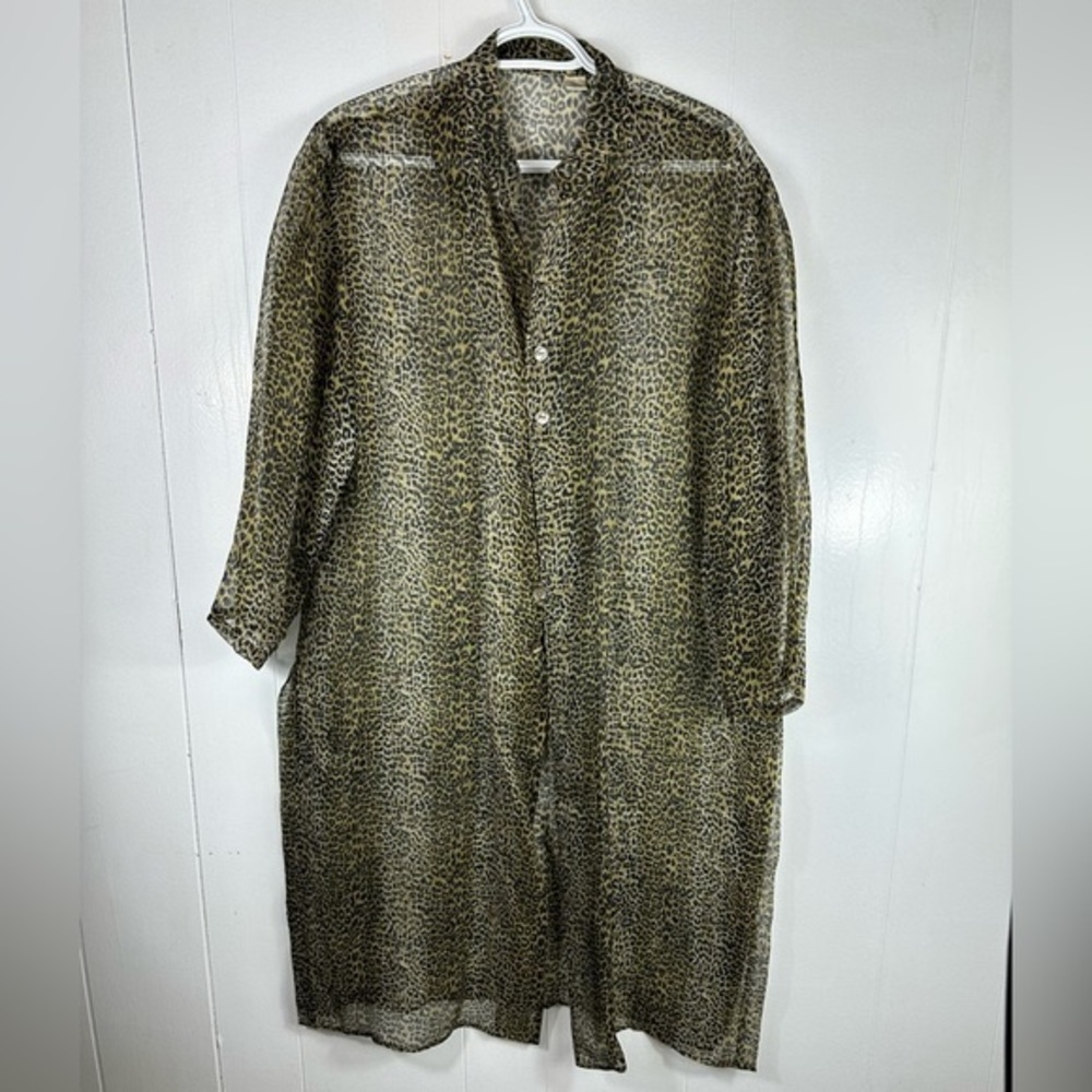 Animal print Kimono or‎ cover up